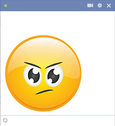 Annoyed Smiley for Facebook