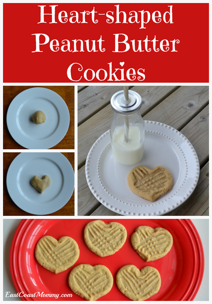 East Coast Mommy Heartshaped Peanut Butter Cookies