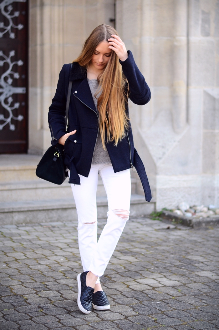 Biker Jacket & Distressed Jeans | BY ANNA: Fashion and Lifestyle Blog ...