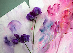 sweet pea watercolour painting flowers flower tattoo watercolor watercolours tattoos wash haines jean peas paintings developing water wild watercolourswithlife designs