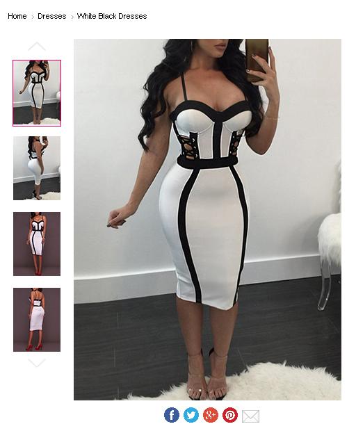 Mint Green And Black Dress - Womens Clothing Online