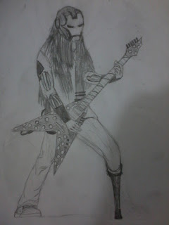 Guitarrista 1 (desenho)
