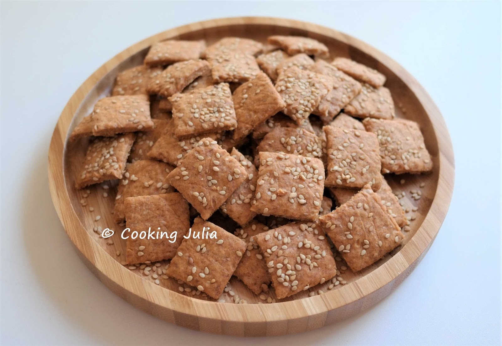 CRACKERS À LA TOMATE Healthy Julia