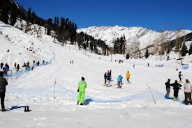 kullu manali hill station in himachal pradesh in north india is one of the best tourist places in india and famous for snow fall and skiing