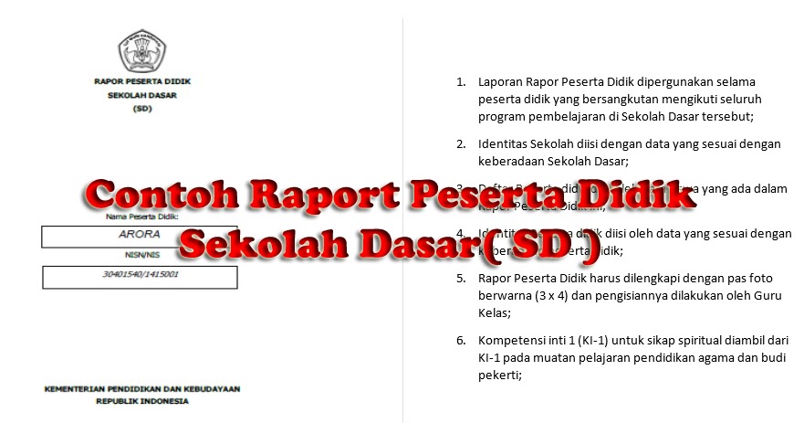 Download Contoh Raport Kurikulum 2020 Sekolah Dasar Lengkap Download Contoh Raport Kurikulum 2020 Sekolah Dasar Lengkap