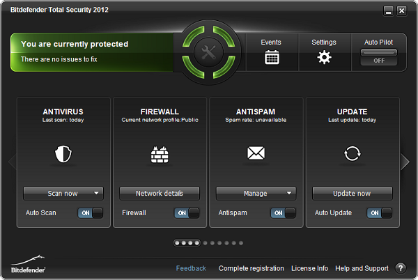 Bitdefender Internet Security Screenshot