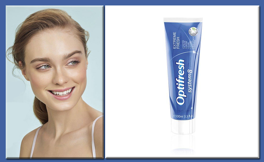 ORIFLAME Optifresh System 8 Extreme Fresh Toothpaste Garda Remaja