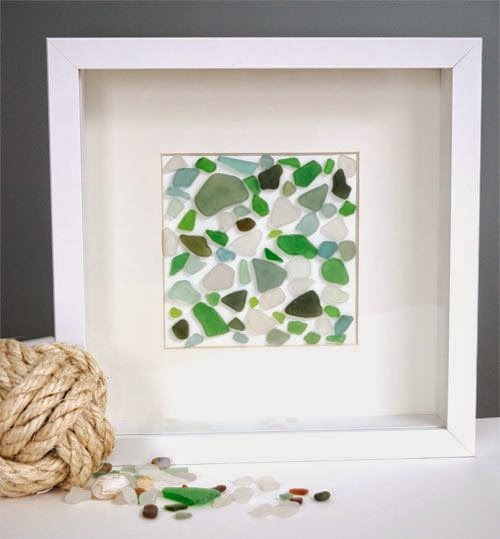 craft with sea glass Creative Art and Craft Ideas