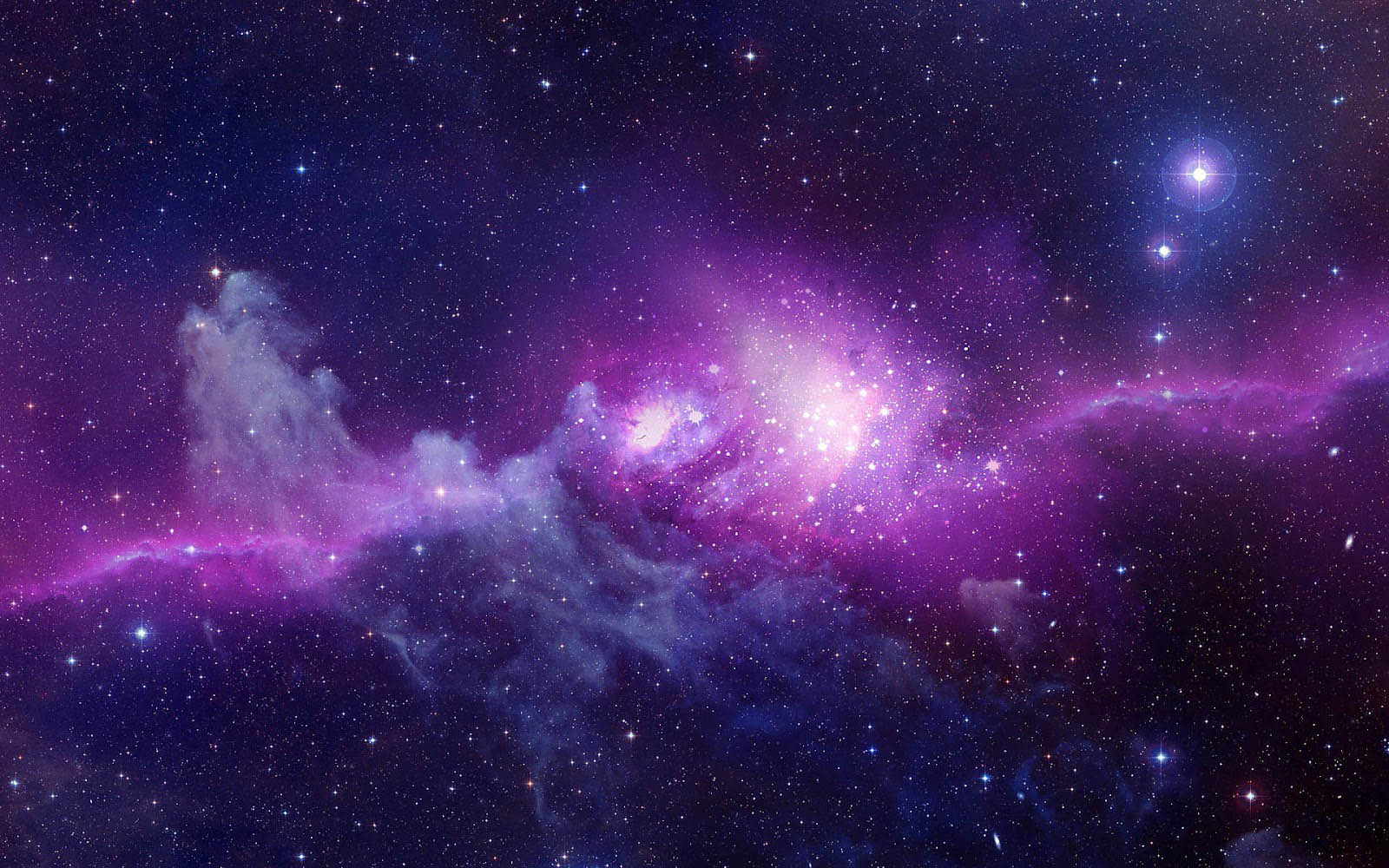 Purple Galaxy Desktop