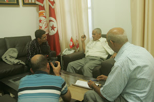مع حسين العباسي امين عام الاتحاد العام التونسي للشغل