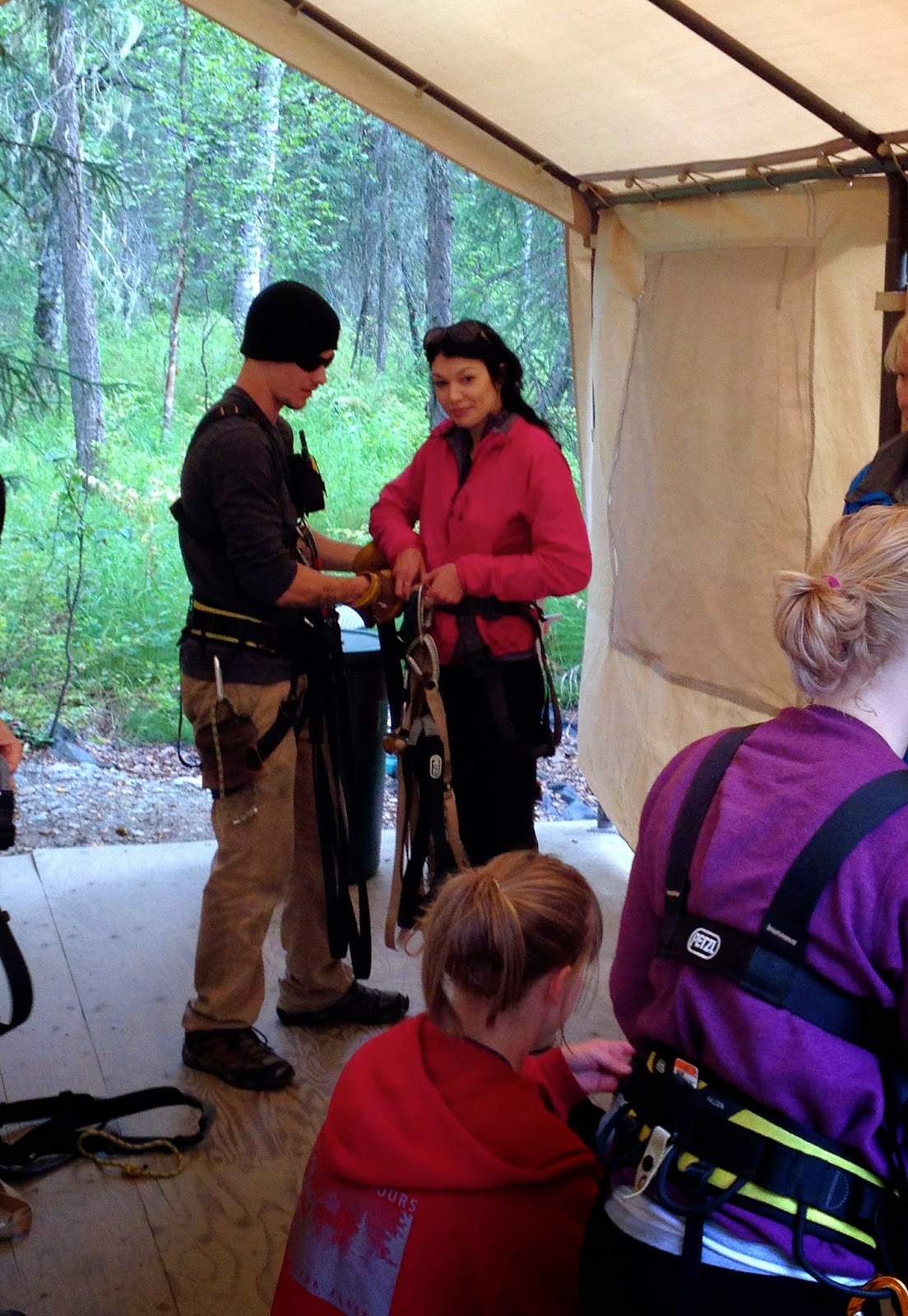The Baked Alaska Project Ziplining in Talkeetna