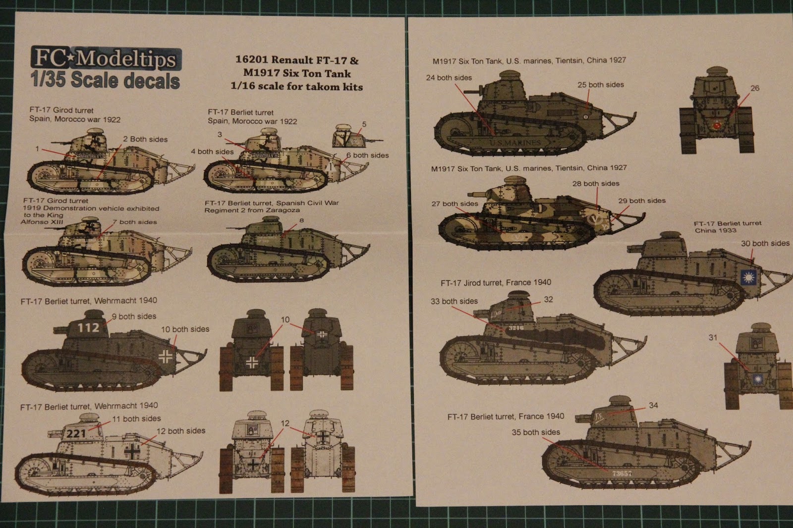 Рено фт 17 танк чертеж