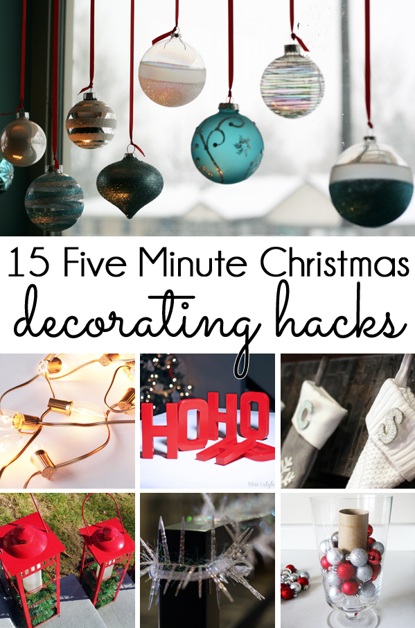 Five Minute Friday 15 Genius Christmas Decorating Hacks Blue I And Also Be Sure To Follow Me On Pinterest For Lots More Christmas Decor Tips Tricks
