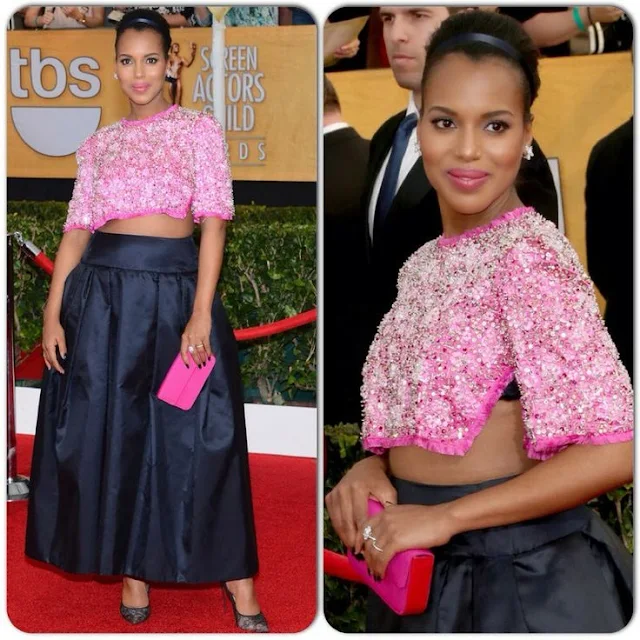 Kerry Washington in Prada – 2014 SAG Awards