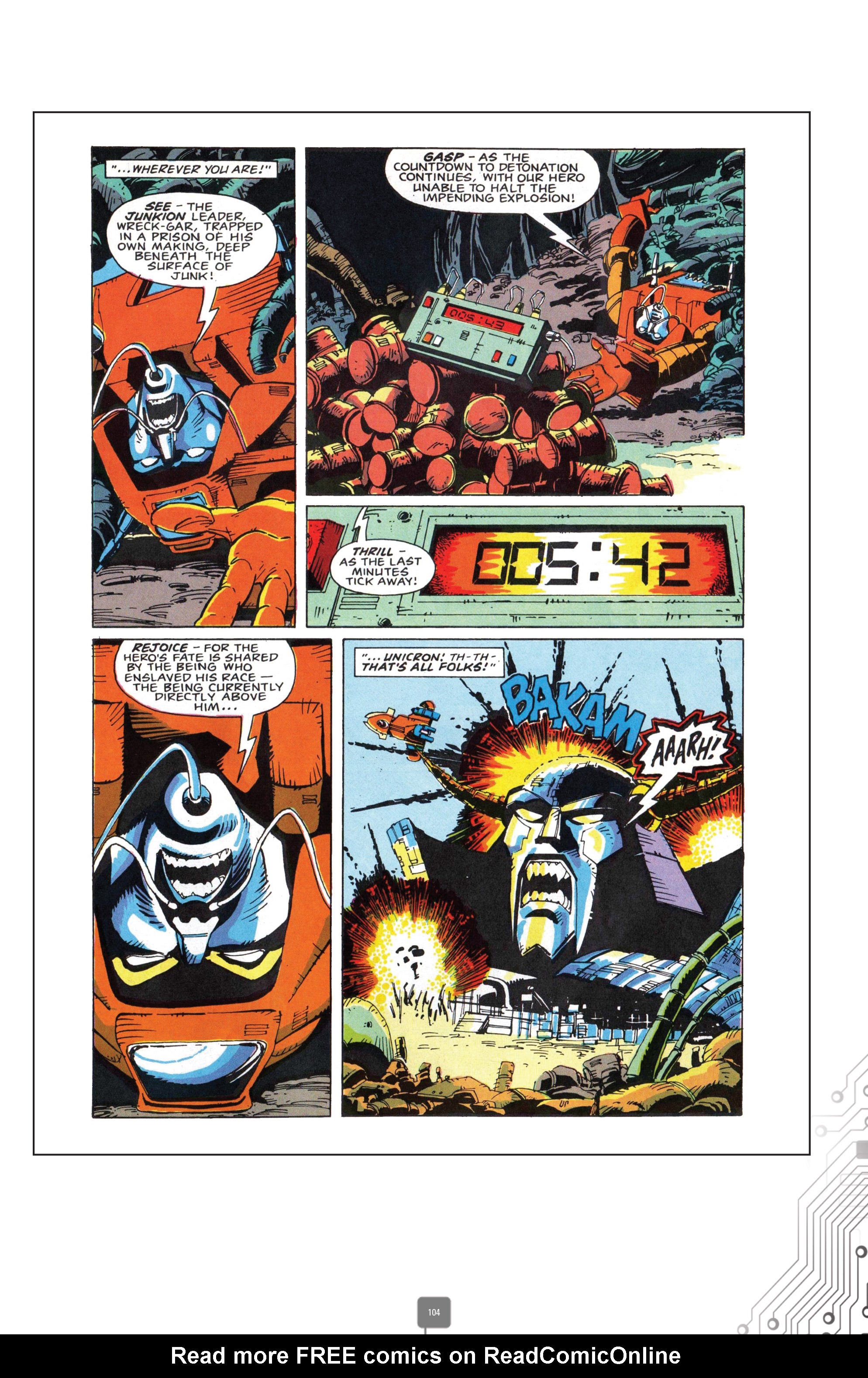 Read online The Transformers Classics UK comic -  Issue # TPB 5 - 105