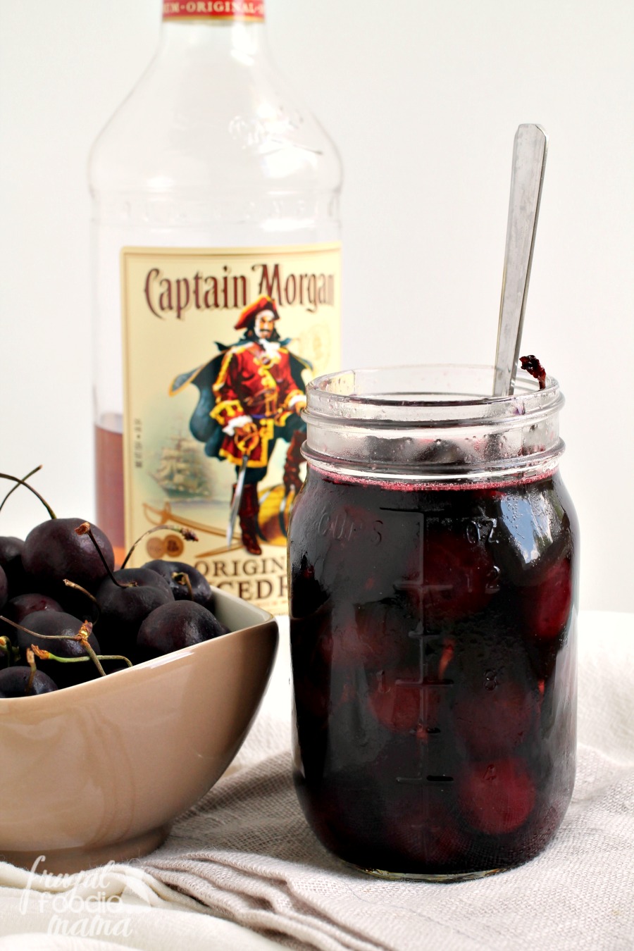Frugal Foodie Mama Vanilla Spiced Rum Soaked Cherries