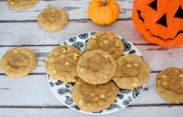 Halloween Spiced White Choc Chip Pumpkin Cookies Recipe