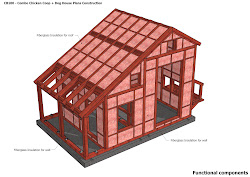 plans dog coop chicken construction cb100 combo insulated build