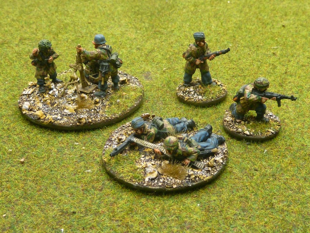 Kettenkrad Fallschirmjäger Tedesco WW2 28mm Non Dipinto - Per Bolt Action