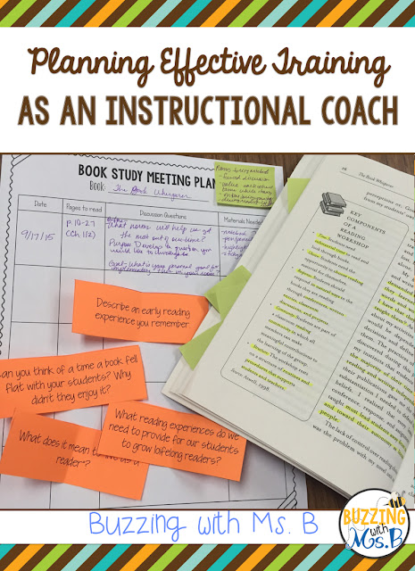 Planning professional development can be overwhelming. This post includes five tips for instructional coaches and trainers to use when creating a PD experience for your teachers that is fun, purposeful, and meets your campus' needs! Planning professional development can be overwhelming. This post includes five tips for instructional coaches and trainers to use when creating a PD experience for your teachers that is fun, purposeful, and meets your campus' needs!