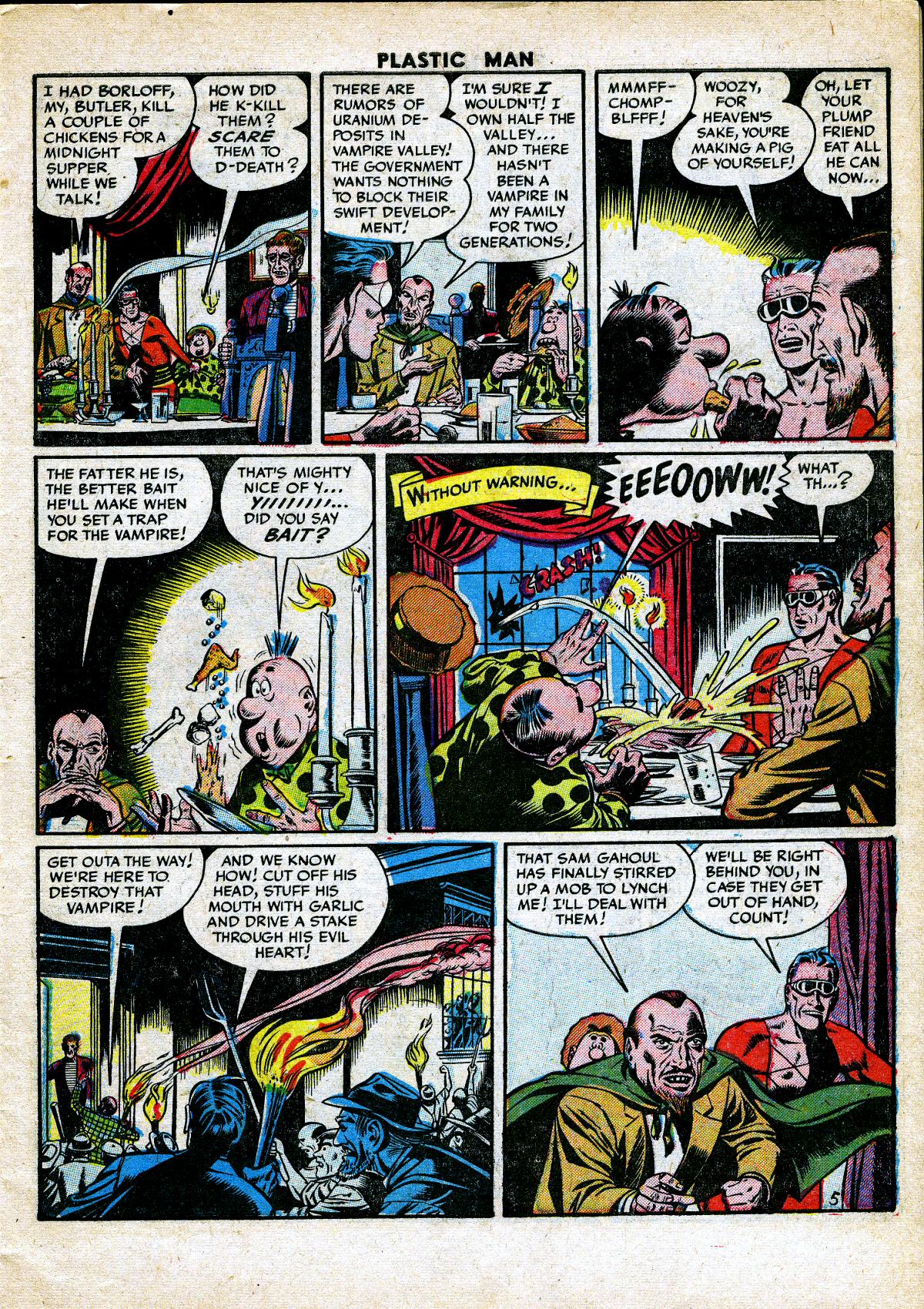 Read online Plastic Man (1943) comic -  Issue #43 - 9