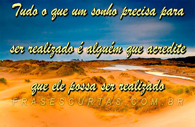 frases sobre acreditar na vida