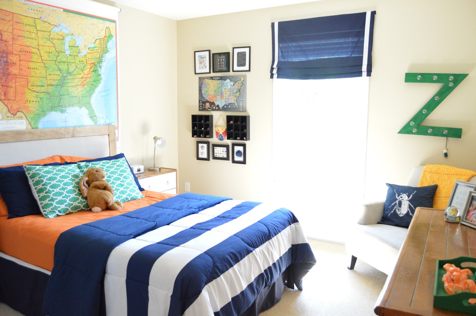 Designed To Dwell: Tween Boy's Bedroom Reveal