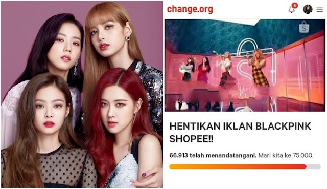 Tak Terima Petisi `Hentikan Iklan Blackpink Shopee`, Fans Blackpink Buat Petisi Tandingan