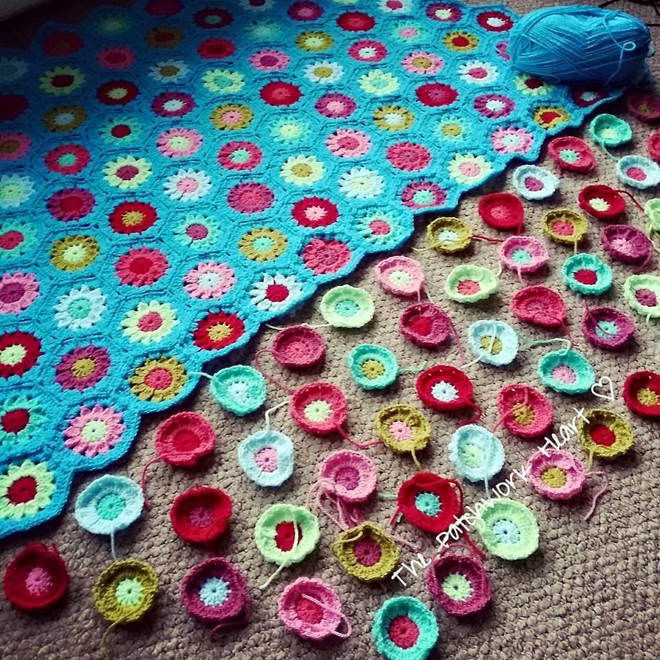 The Patchwork Heart The Turquoise Blanket