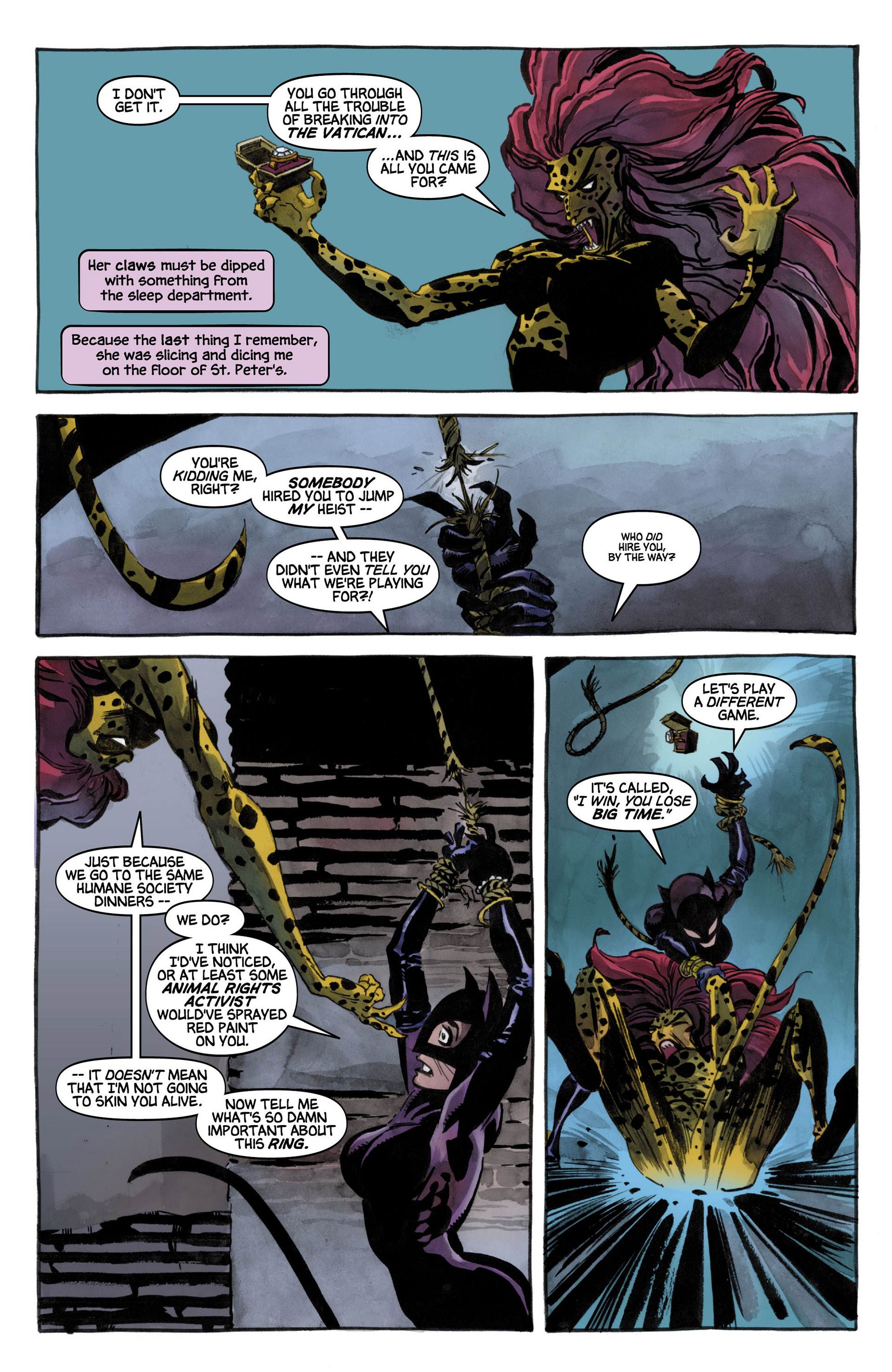 Read online Catwoman: When in Rome comic -  Issue #4 - 9