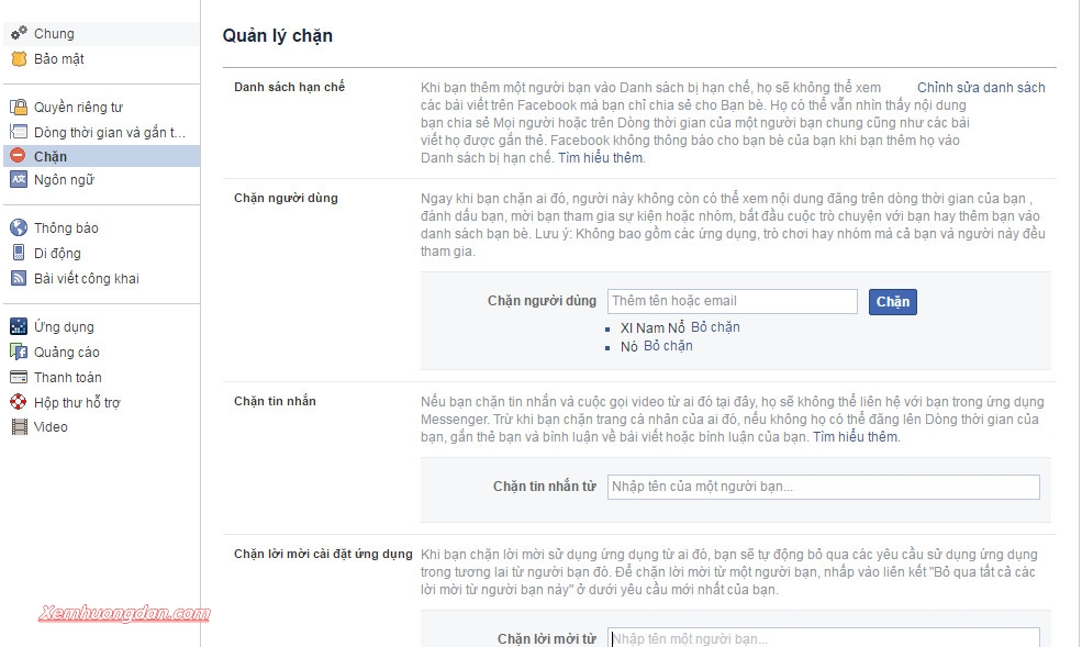 Hướng dẫn chặn lời mời chơi game trên facebook Huong dan chan loi moi choi game tren facebook