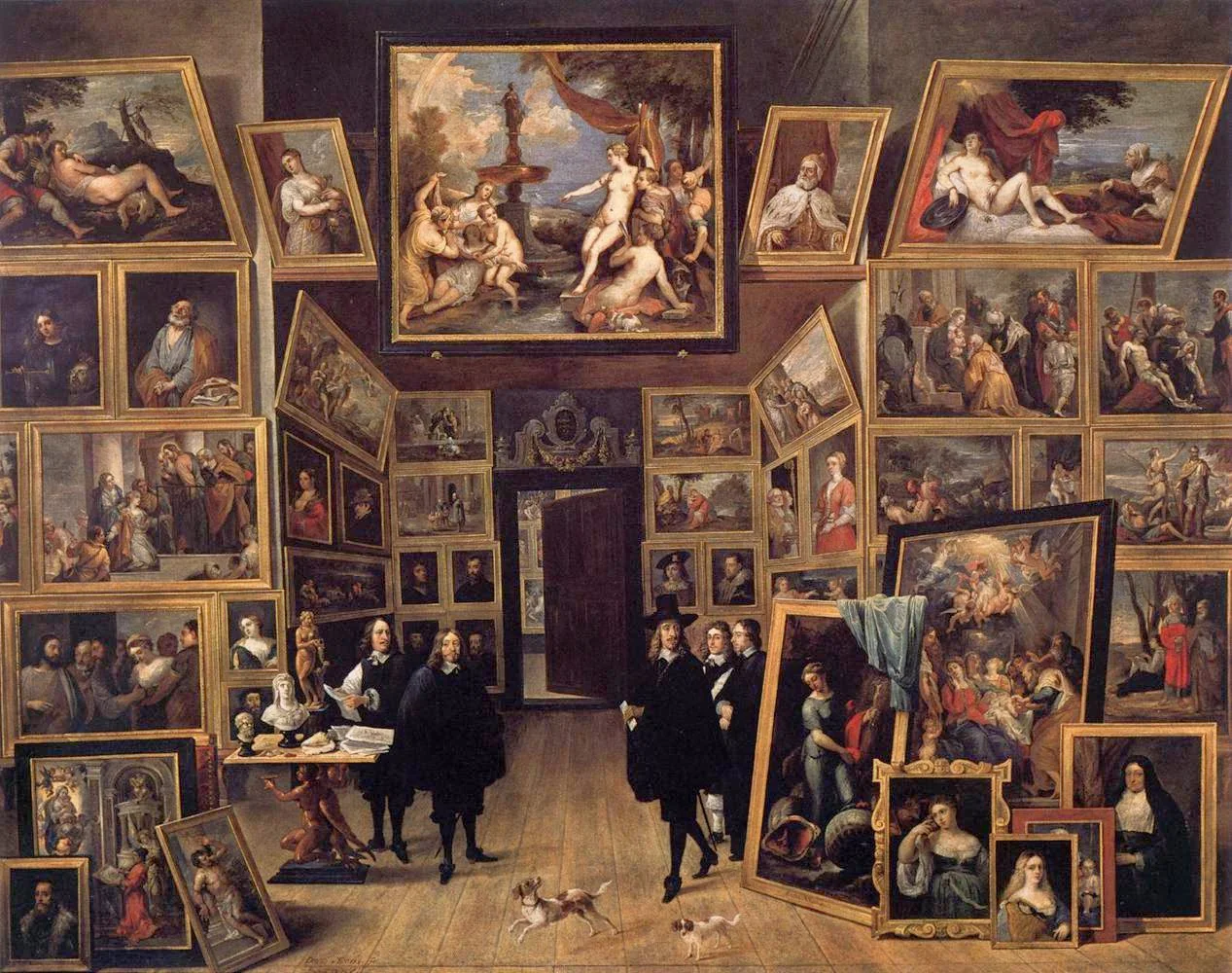 David Teniers the Younger | Archduke Leopold Wilhelm in his Gallery in Brussels