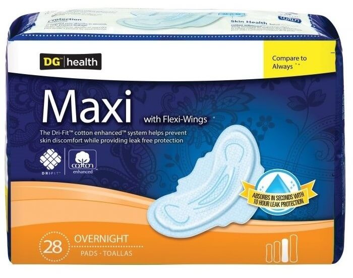 FREE Dollar General Feminine Care Free Samples & Freebies