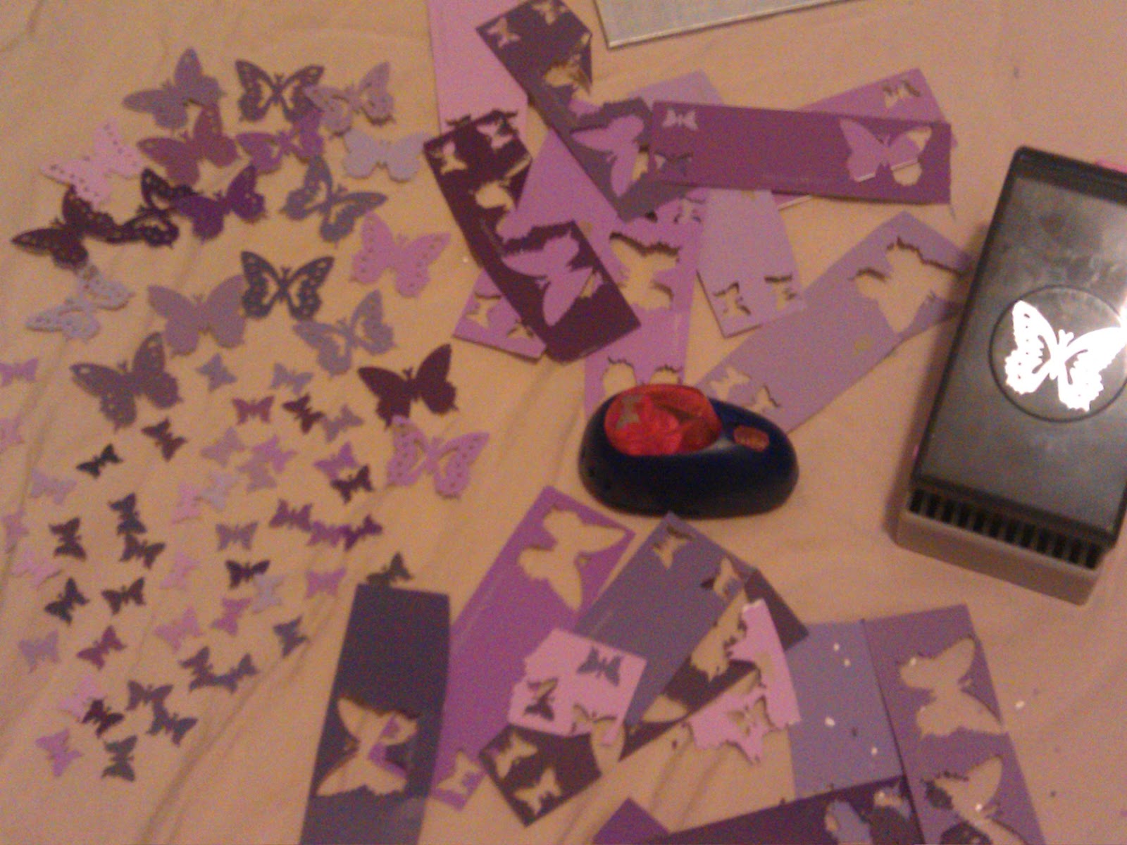 Explorations of Your Inner Crafter Butterfly Paint Chip Art