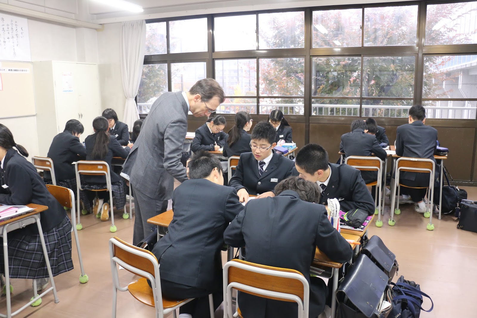 敬愛中学校 敬愛高等学校 中学２年生英語でプレゼン