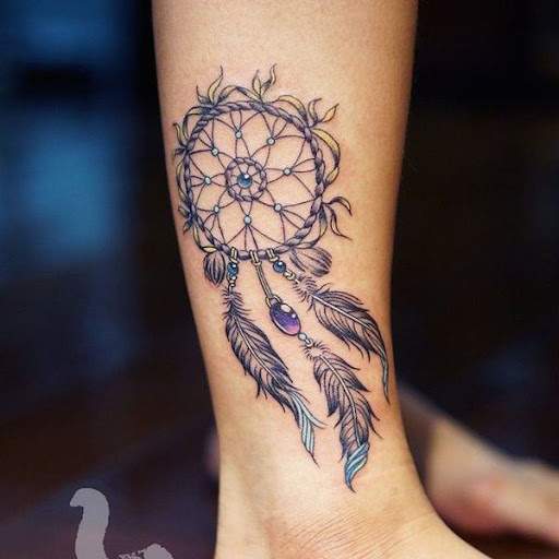 Um hippie-olhando dreamcatcher