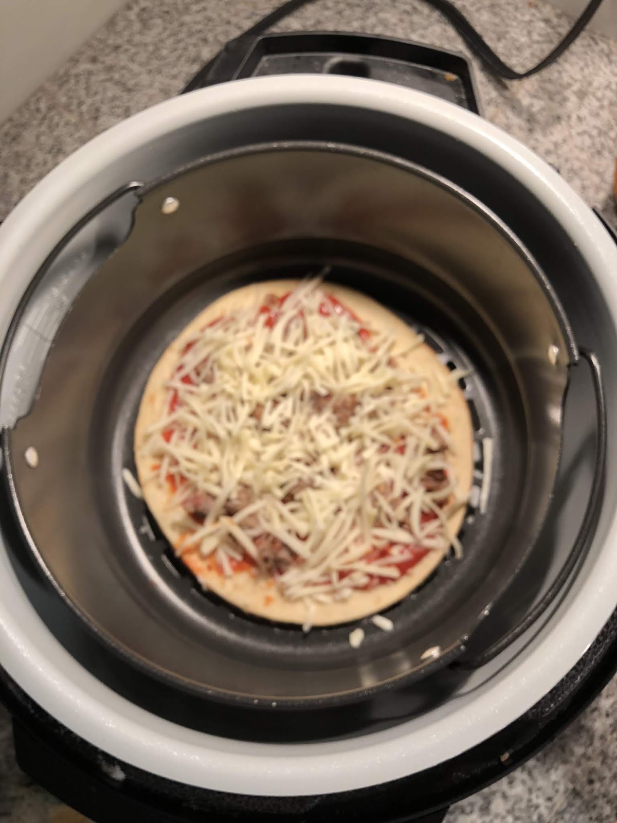 Holdin' It All Together Homemade Pizza in the Ninja Foodi