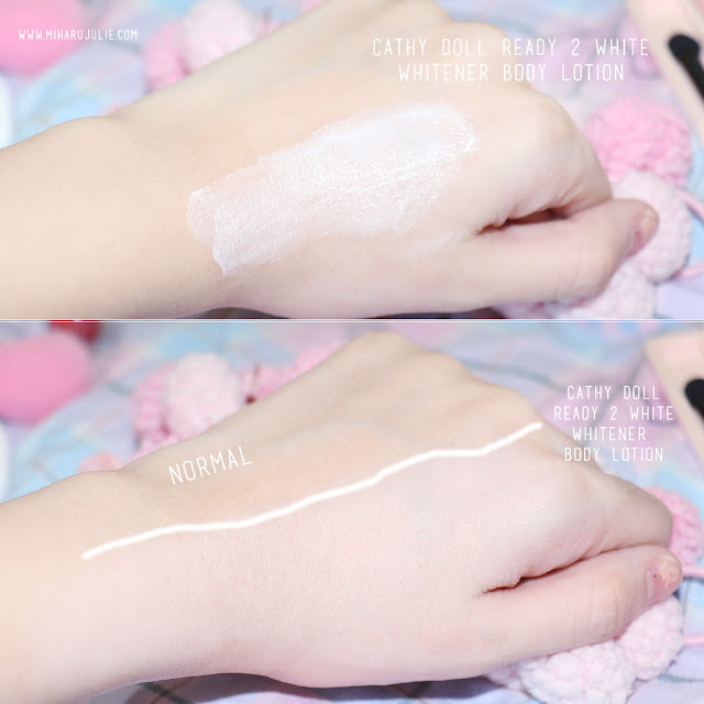 cara mencerahkan kulit dengan Cathy Doll Ready 2 White Body Lotion