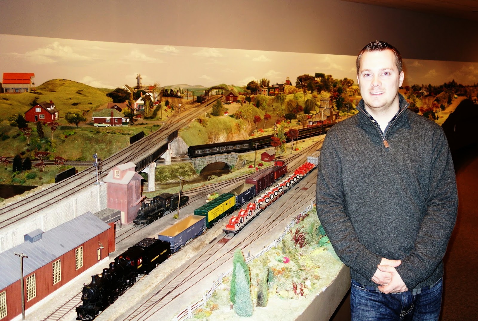 One Tank Trips All aboard! The St. Jacobs & Aberfoyle Model Railway still chugging along