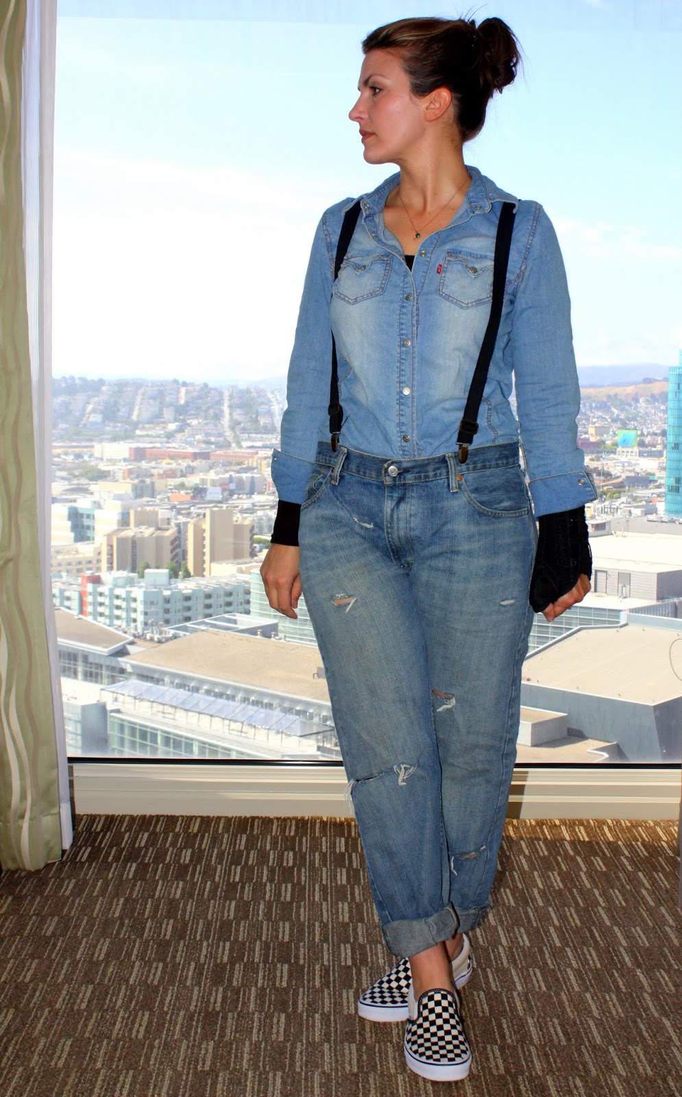 A Day In The Life Of One Girl Denim Suspenders Girl
