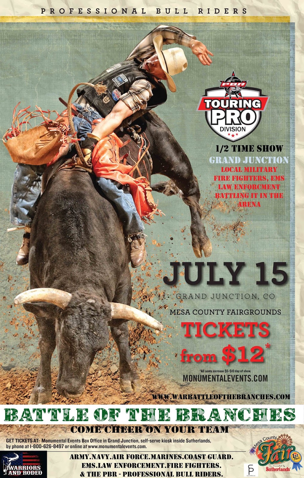 SmithPRO LLC PBR TPD Grand Junction, CO Rocky Mt. Bull Bash Tour