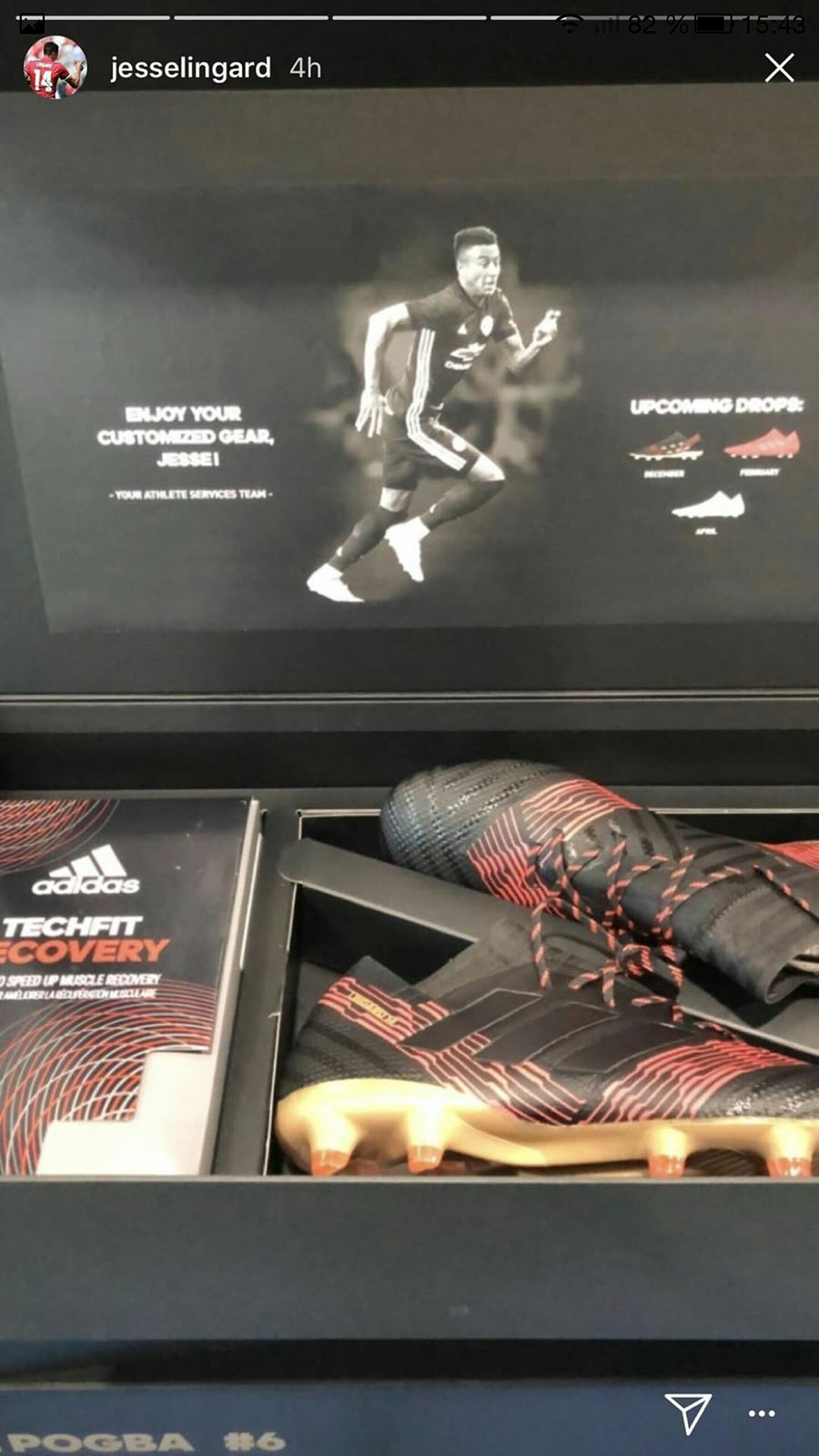 Jesse Lingard Leaks NeverSeenBefore Adidas Nemeziz February & April