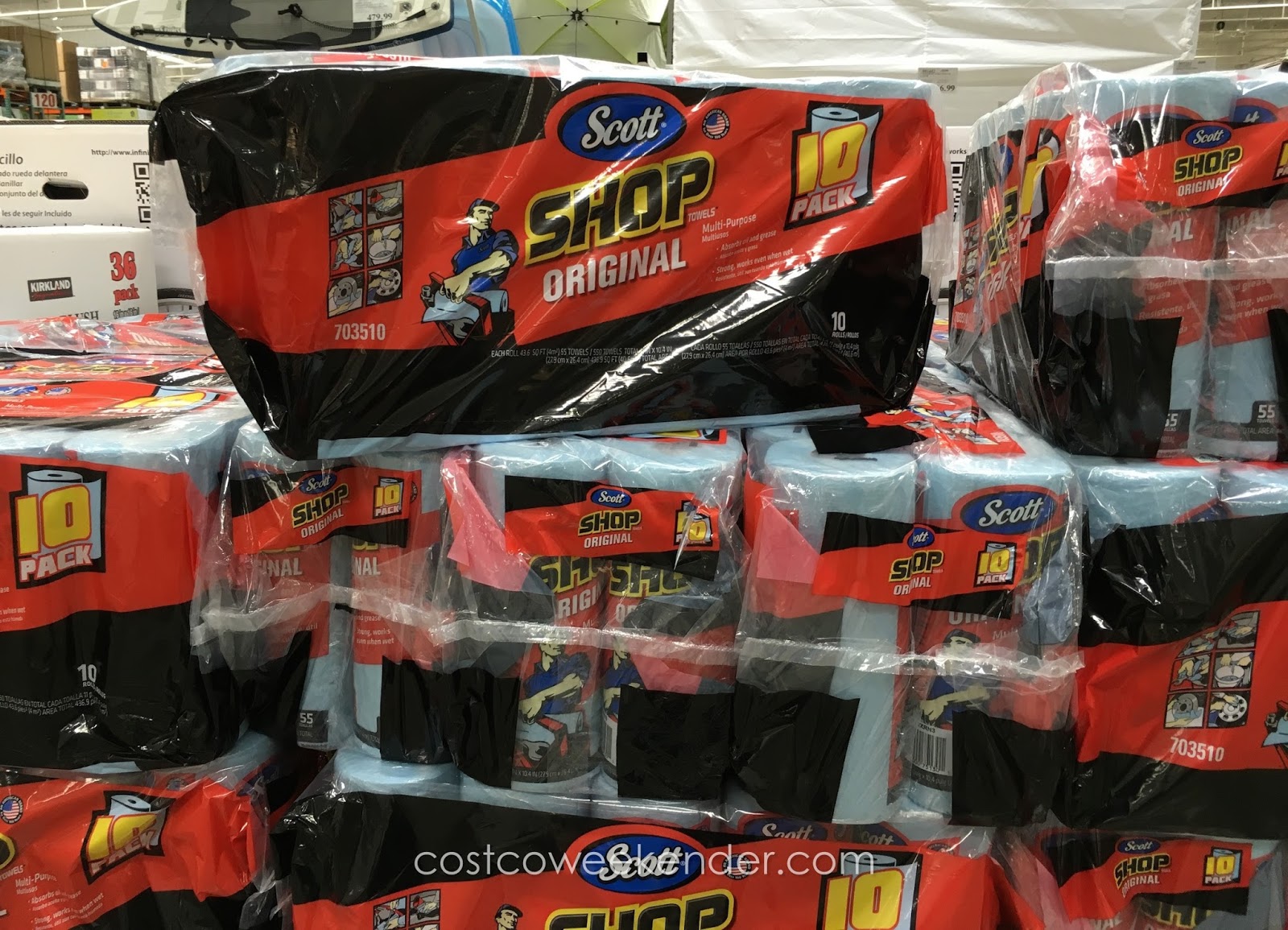 Scott Original Shop Towels (10 pack) Costco Weekender