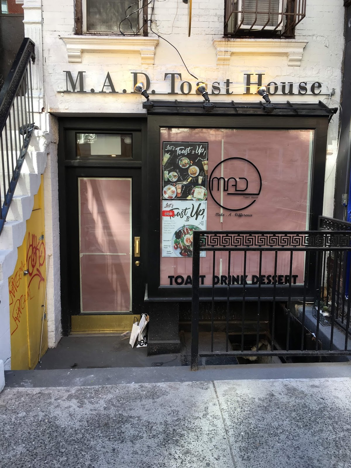 EV Grieve MAD Toast House has gone out of business