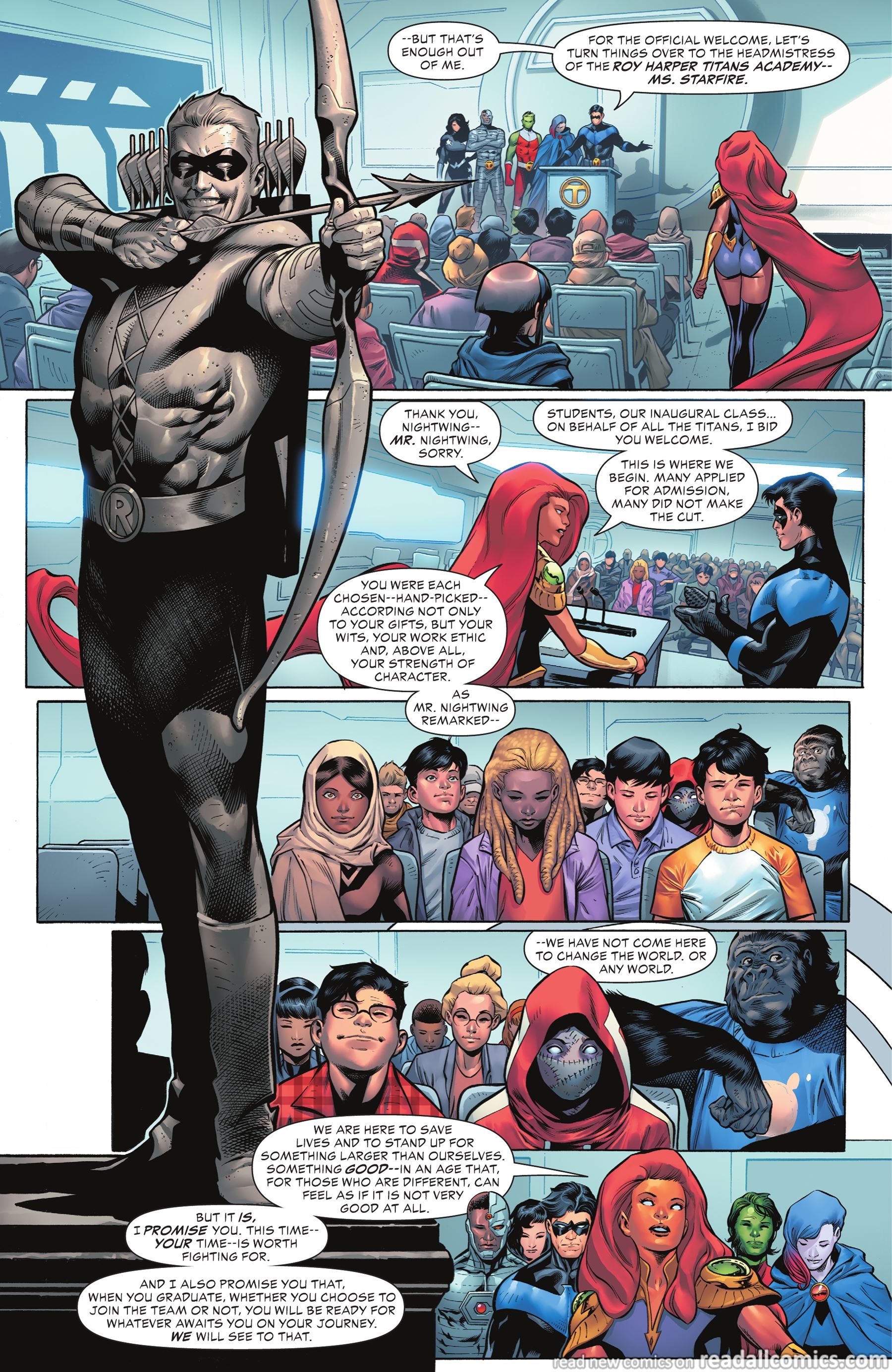 Teen Titans Academy #1 chapter 1 page 5