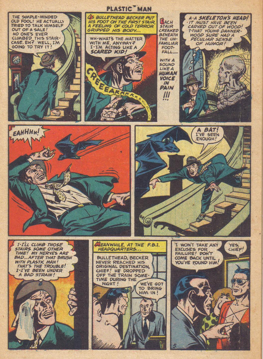 Read online Plastic Man (1943) comic -  Issue #39 - 7