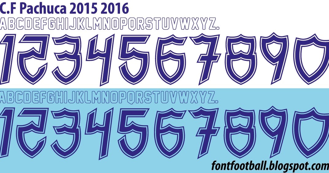 FONT FOOTBALL: Font Vector C.F Pachuca 2015 2016 kit