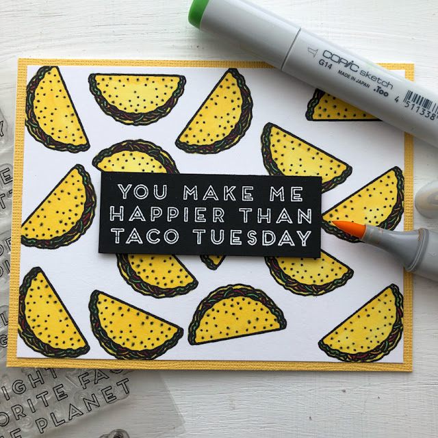 Sunny Studio Stamps: Fast Food Fun Customer Card Share by Ashley Hughes