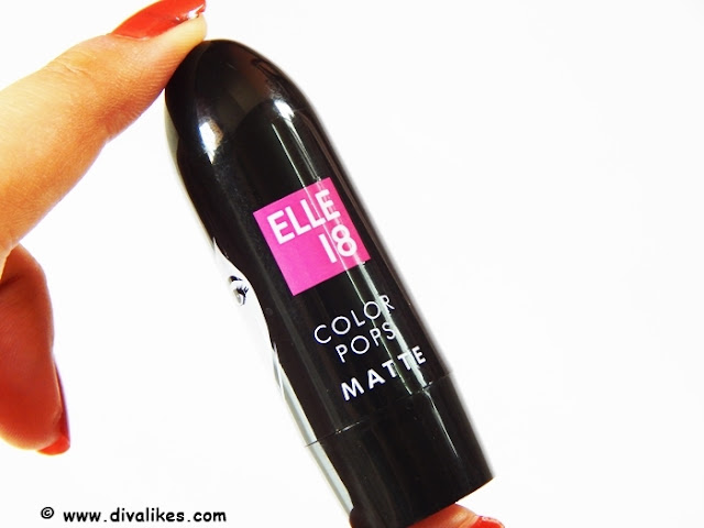 Elle 18 Color Pops Matte Lipstick Cherry Wine