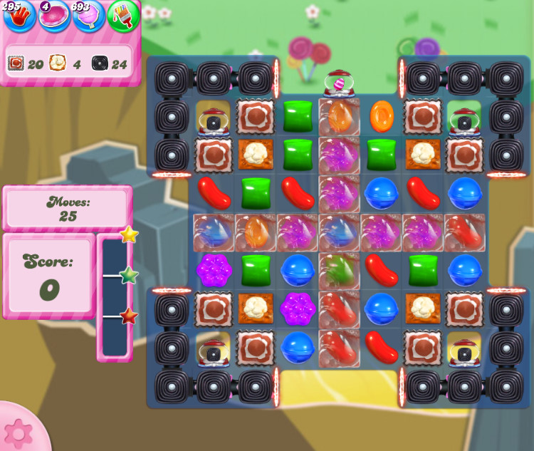 Candy Crush Saga level 2845 Candy Crush Saga level 2845